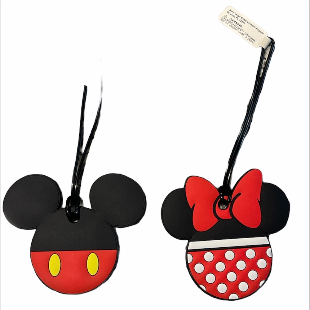 Disney Parks Mickey and Minnie Mouse Luggage Tags